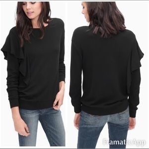 * Splendid xs westfourth sweatshirt ruffle Bxtt